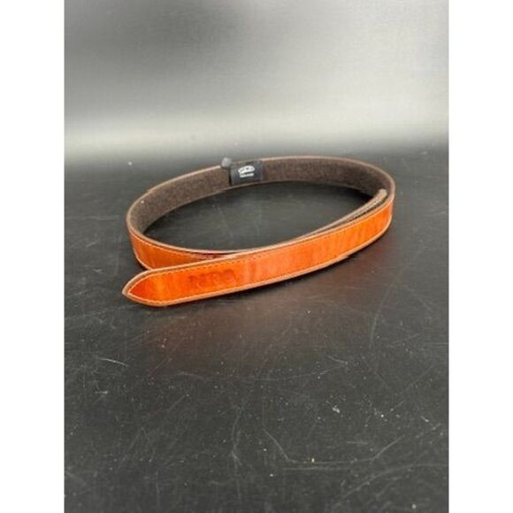 NRA Tactical Buckle-less Belt Size 38 Velcro Belt Leather USA Made - Picture 1 of 6